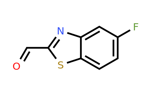 139425-46-0 | 5-Fluoro-1,3-benzothiazole-2-carbaldehyde