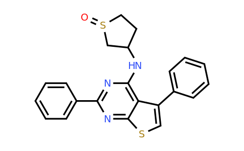 1394648-11-3 | 3-({2,5-diphenylthieno[2,3-d]pyrimidin-4-yl}amino)-1λ4-thiolan-1-one