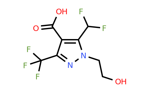 5-(Difluoromethyl)-1-(2-hydroxyethyl)-3-(trifluoromethyl)-1h-pyrazole-4-carboxylic acid