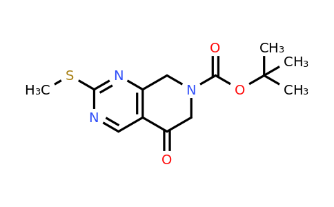 1395079-07-8 | tert-Butyl 2-(methylsulfanyl)-5-oxo-5H,6H,7H,8H-pyrido[3,4-d]pyrimidine-7-carboxylate