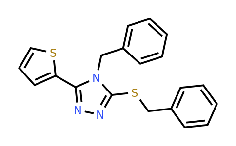 139614-68-9 | 4-Benzyl-3-(benzylthio)-5-(thiophen-2-yl)-4h-1,2,4-triazole