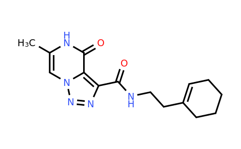 1396673-22-5 | N-(2-(cyclohex-1-en-1-yl)ethyl)-6-methyl-4-oxo-4,5-dihydro-[1,2,3]triazolo[1,5-a]pyrazine-3-carboxamide