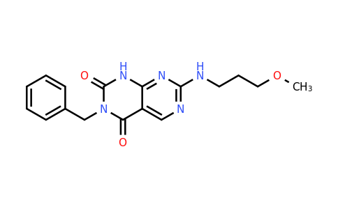 1396760-33-0 | 3-Benzyl-7-((3-methoxypropyl)amino)pyrimido[4,5-d]pyrimidine-2,4(1H,3H)-dione