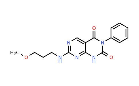 1396809-49-6 | 7-((3-Methoxypropyl)amino)-3-phenylpyrimido[4,5-d]pyrimidine-2,4(1H,3H)-dione