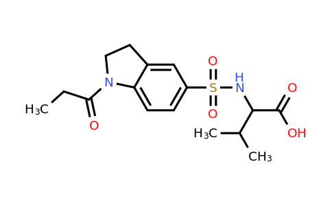 1396966-37-2 | ((1-Propionylindolin-5-yl)sulfonyl)valine