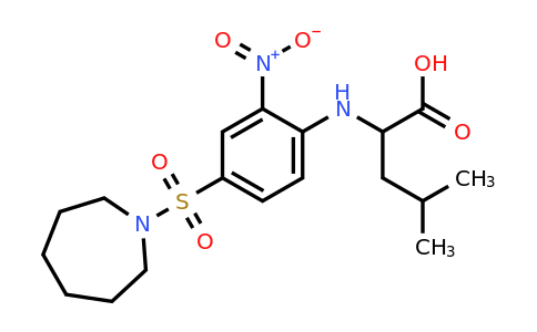 (4-(Azepan-1-ylsulfonyl)-2-nitrophenyl)leucine
