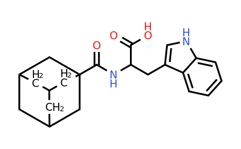 1396988-55-8 | 2-[(adamantan-1-yl)formamido]-3-(1h-indol-3-yl)propanoic acid