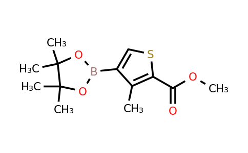 1398414-33-9 | Methyl 3-methyl-4-(4,4,5,5-tetramethyl-1,3,2-dioxaborolan-2-yl)thiophene-2-carboxylate