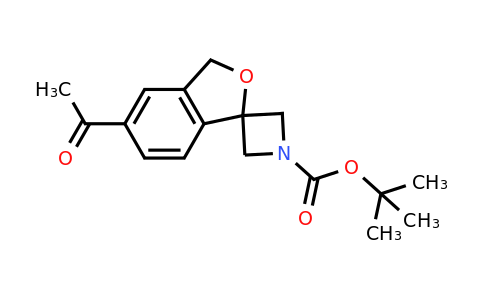 1398609-81-8 | tert-Butyl 5'-acetyl-3'H-spiro[azetidine-3,1'-isobenzofuran]-1-carboxylate