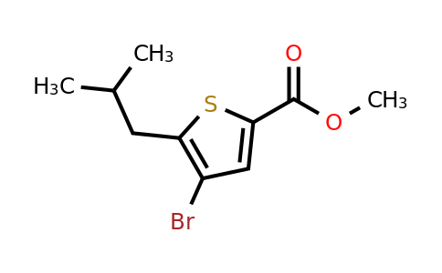 1399655-26-5 | Methyl 4-bromo-5-isobutylthiophene-2-carboxylate