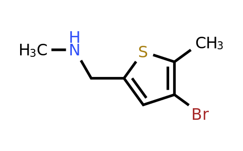 1399658-90-2 | 1-(4-Bromo-5-methylthiophen-2-yl)-N-methylmethanamine
