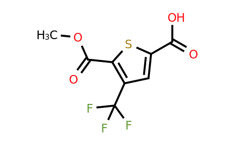 1400661-81-5 | 5-(Methoxycarbonyl)-4-(trifluoromethyl)thiophene-2-carboxylic acid