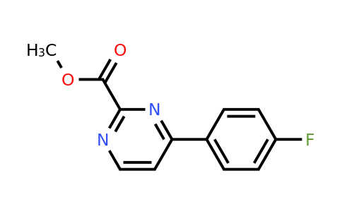 1401162-80-8 | Methyl 4-(4-fluorophenyl)pyrimidine-2-carboxylate