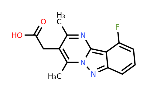 1401319-25-2 | 2-(10-Fluoro-2,4-dimethylpyrimido[1,2-b]indazol-3-yl)acetic acid