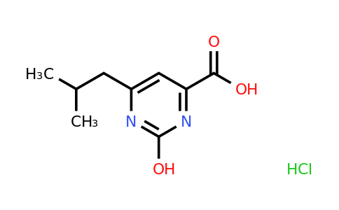 1401319-33-2 | 2-Hydroxy-6-isobutylpyrimidine-4-carboxylic acid hydrochloride