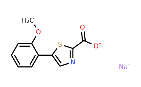 1401425-24-8 | Sodium 5-(2-methoxyphenyl)thiazole-2-carboxylate