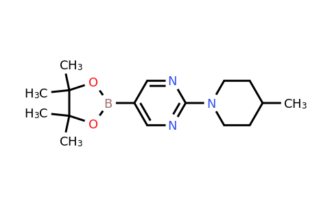 1402174-21-3 | 2-(4-Methylpiperidin-1-yl)-5-(4,4,5,5-tetramethyl-1,3,2-dioxaborolan-2-yl)pyrimidine