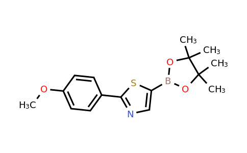 1402227-63-7 | 2-(4-Methoxyphenyl)-5-(4,4,5,5-tetramethyl-1,3,2-dioxaborolan-2-yl)thiazole