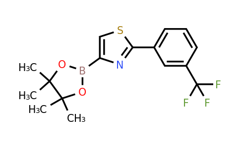 1402237-78-8 | 4-(4,4,5,5-Tetramethyl-1,3,2-dioxaborolan-2-yl)-2-(3-(trifluoromethyl)phenyl)thiazole