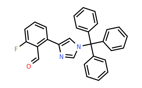1402838-09-8 | 2-Fluoro-6-[1-(triphenylmethyl)-1H-imidazol-4-yl]benzaldehyde