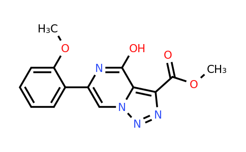 1403233-53-3 | Methyl 4-hydroxy-6-(2-methoxyphenyl)-[1,2,3]triazolo[1,5-a]pyrazine-3-carboxylate