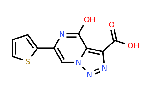 1403233-69-1 | 4-Hydroxy-6-(thiophen-2-yl)-[1,2,3]triazolo[1,5-a]pyrazine-3-carboxylic acid