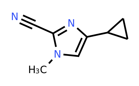 1403766-85-7 | 4-Cyclopropyl-1-methyl-1H-imidazole-2-carbonitrile
