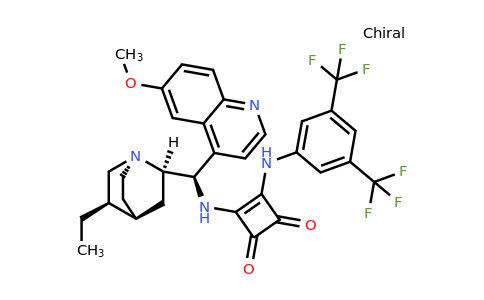 3-[[3,5-Bis(trifluoromethyl)phenyl]amino]-4-[[(9R)-10,11-dihydro-6'-methoxycinchonan-9-yl]amino]-3-cyclobutene-1,2-dione