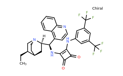 3-[[3,5-Bis(trifluoromethyl)phenyl]amino]-4-[[(9R)-10,11-dihydrocinchonan-9-yl]amino]-3-cyclobutene-1,2-dione