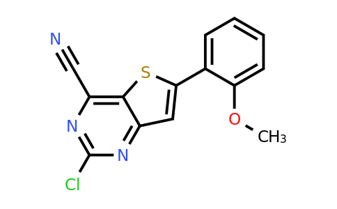 1407180-82-8 | 2-Chloro-6-(2-methoxyphenyl)thieno[3,2-d]pyrimidine-4-carbonitrile