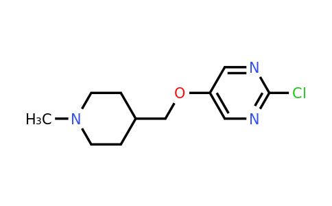 1408074-71-4 | 2-Chloro-5-[(1-methylpiperidin-4-yl)methoxy]pyrimidine