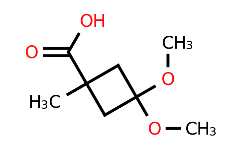 3,3-Dimethoxy-1-methylcyclobutanecarboxylic acid
