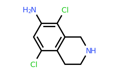 1408075-55-7 | 5,8-Dichloro-1,2,3,4-tetrahydroisoquinolin-7-amine