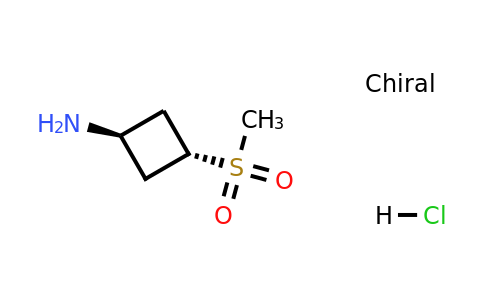 1408075-97-7 | trans-3-(Methylsulfonyl)cyclobutanamine hydrochloride