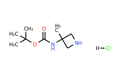 1408076-37-8 | tert-Butyl (3-methylazetidin-3-yl)carbamate hydrochloride