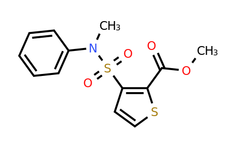 140947-38-2 | Methyl 3-(n-methyl-N-phenylsulfamoyl)thiophene-2-carboxylate