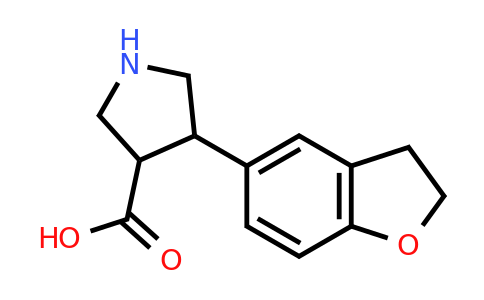 1410108-43-8 | 4-(2,3-Dihydrobenzofuran-5-yl)pyrrolidine-3-carboxylic acid