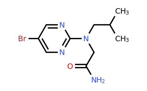 1410671-11-2 | 2-((5-Bromopyrimidin-2-yl)(isobutyl)amino)acetamide