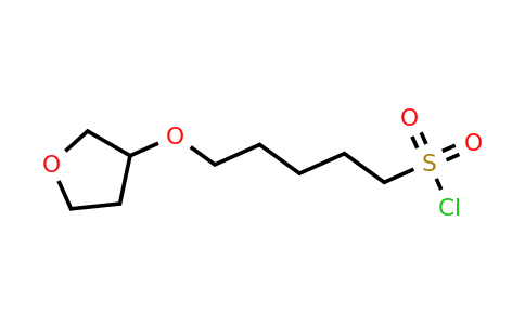1411564-38-9 | 5-((Tetrahydrofuran-3-yl)oxy)pentane-1-sulfonyl chloride
