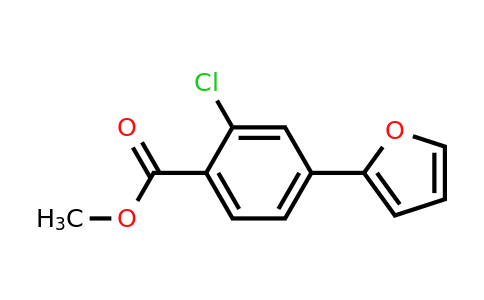 1414029-18-7 | Methyl 2-chloro-4-(furan-2-yl)benzoate