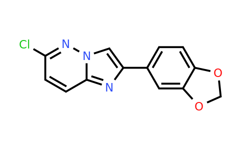2-(2H-1,3-Benzodioxol-5-yl)-6-chloroimidazo[1,2-b]pyridazine