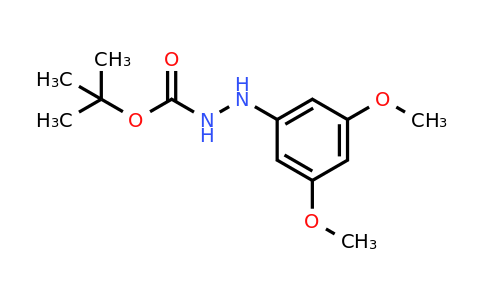 1414958-51-2 | N'-(3,5-Dimethoxy-phenyl)-hydrazinecarboxylic acid tert-butyl ester