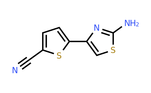 1414958-61-4 | 5-(2-aminothiazol-4-yl)thiophene-2-carbonitrile