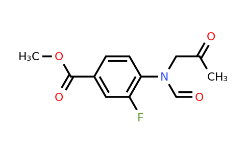 1415564-94-1 | Methyl 3-fluoro-4-(N-(2-oxopropyl)formamido)benzoate