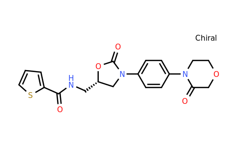 1415566-28-7 | (S)-N-((2-oxo-3-(4-(3-oxomorpholino)phenyl)oxazolidin-5-yl)methyl)thiophene-2-carboxamide