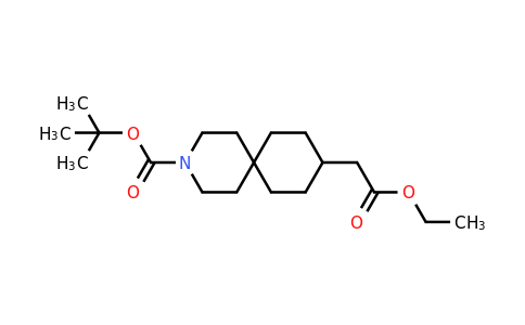 1416176-19-6 | tert-Butyl 9-(2-ethoxy-2-oxoethyl)-3-azaspiro[5.5]undecane-3-carboxylate
