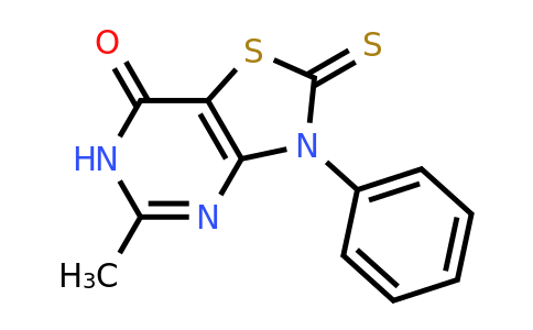 141622-32-4 | 5-Methyl-3-phenyl-2-sulfanylidene-2h,3h,6h,7h-[1,3]thiazolo[4,5-d]pyrimidin-7-one