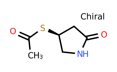 (4S)-4-(acetylsulfanyl)pyrrolidin-2-one