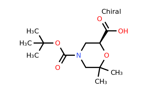 1416444-82-0 | (S)-4-(Tert-Butoxycarbonyl)-6,6-dimethylmorpholine-2-carboxylic acid