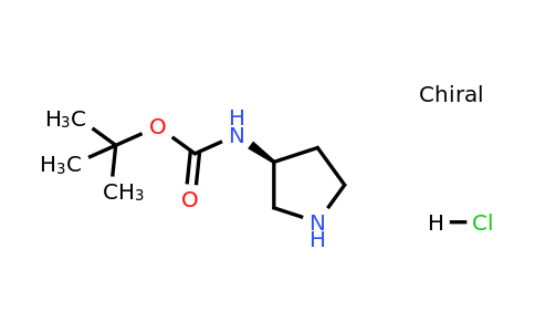 tert-Butyl N-[(3S)-pyrrolidin-3-yl]carbamate hydrochloride
